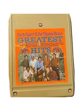 Visual Routine Cardboard Media | Am Records 8t4245 Greatest Hits Herb Alpert 8track Tape Used A ...